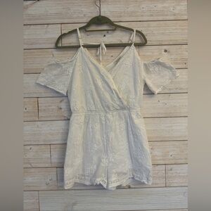 Women’s Skies Are Blue Romper - Size Medium